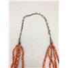 Image 3 : Four Strand Coral and Turquoise Necklace