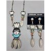 Image 1 : Zuni Inlay Necklace Set