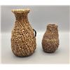 Image 1 : Two Vintage Twined Apache Baskets