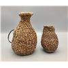 Image 2 : Two Vintage Twined Apache Baskets