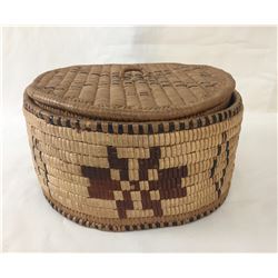 Lidded Salish Basket