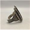 Image 2 : Mid-Century Sterling Silver and Obsidian Bracelet