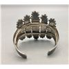 Image 3 : Mid-Century Sterling Silver and Obsidian Bracelet