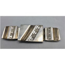 Three Piece Belt Buckle Set