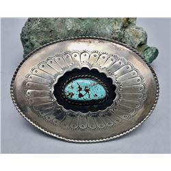 Large Turquoise Belt Buckle