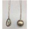 Image 1 : Two Unique Sterling Silver Necklaces