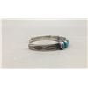 Image 2 : Vintage Ingot Bracelet with 9 Turquoise Stones
