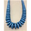 Image 1 : Graduated Denim Lapis Bead Necklace