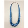 Image 2 : Graduated Denim Lapis Bead Necklace