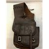 Image 2 : Leather Saddle Bags with Brand