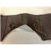 Image 9 : Leather Saddle Bags with Brand
