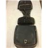 Image 3 : Diamond Studded Black Leather Saddle Bags