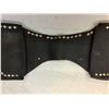 Image 4 : Diamond Studded Black Leather Saddle Bags