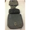 Image 5 : Diamond Studded Black Leather Saddle Bags