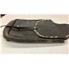 Image 6 : Diamond Studded Black Leather Saddle Bags