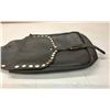 Image 8 : Diamond Studded Black Leather Saddle Bags
