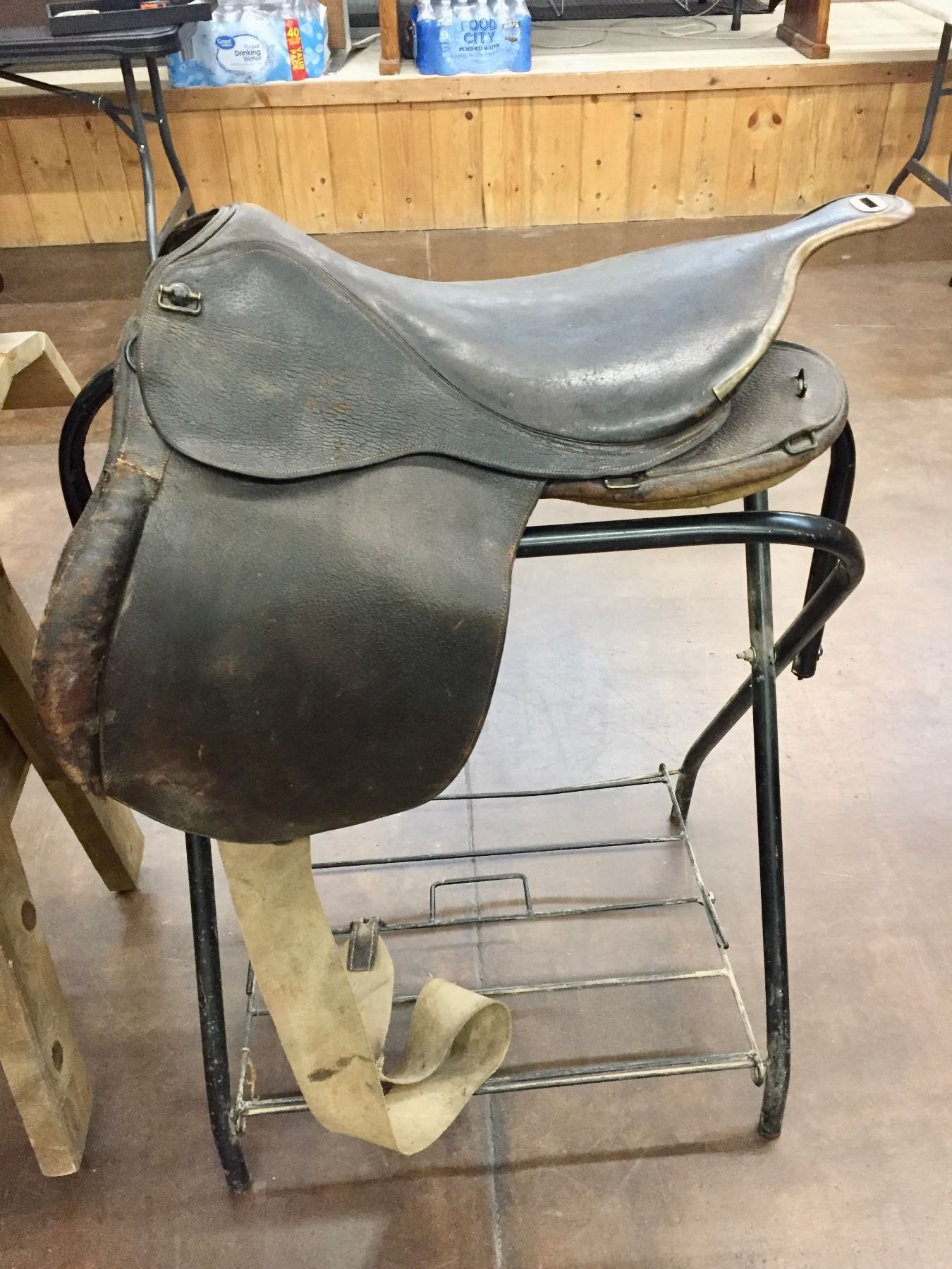 Two Antique Military Saddles