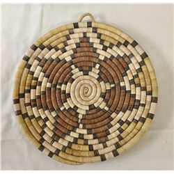 Hopi Coiled Plaque Basket