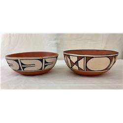 Two Pueblo Pottery Bowls