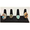 Image 1 : Four Sterling Silver Rings