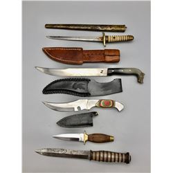 Group of Five Knives