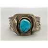 Image 1 : Vintage Turquoise and Sterling Silver Bracelet