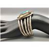 Image 8 : Vintage Turquoise and Sterling Silver Bracelet