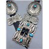 Image 3 : Vintage Concho Belt with Turquoise