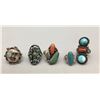 Image 1 : Group of Five Vintage Rings