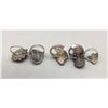 Image 5 : Group of Five Vintage Rings