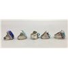 Image 3 : Group of Five Vintage Rings