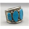Image 2 : Vintage Nine Stone Turquoise Bracelet