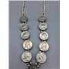 Image 3 : “Quarters” Squash Blossom Style Necklace