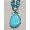 Image 3 : Large Kingman Turquoise Necklace