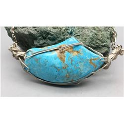 Large Stone Turquoise Necklace