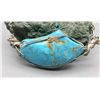 Image 1 : Large Stone Turquoise Necklace