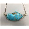 Image 4 : Large Stone Turquoise Necklace