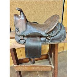 Antique Slick Fork Kids Saddle