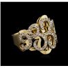 Image 2 : 0.60 ctw Diamond Ring - 14KT Yellow Gold