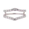 Image 2 : 0.90 ctw Diamond Ring Guard - 14KT White Gold