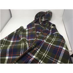 Quagga Plaid Shawl (missing button) O/S