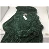 Image 1 : Natural Reflections Green Chenille Sweater - XL (small hole in hood)