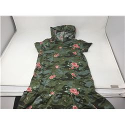 Outdoor Kids Dress with Lace Trim- 8 (poorly stitched lace trim as shown in photo)