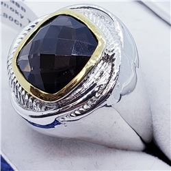 Brass Men'S Smokey Topaz(5.3ct) Ring (~weight 9.63g), Suggested Retail Value $200