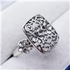 Image 3 : Silver Flower Pattern Ring, Suggested Retail Value $120