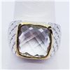 Image 2 : Brass Men'S Crystal(5.7ct) Ring (~weight 8g), Suggested Retail Value $200