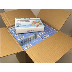 Lot of Aid Plus Sterile Bandaids (24 x 30)