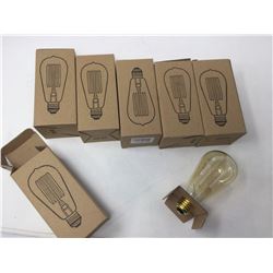 Lot of 40W Filament Bulbs (6ct)
