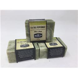 Bar 13 Soapworks Bar Soap (3 x 100g) Tea Tree Peppermint