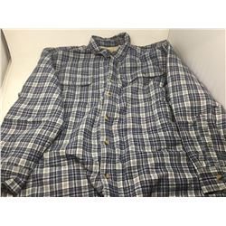 Red Brand Fleece Lined Flannel- XL (Missing Button)